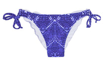 Carica l'immagine nel visualizzatore di Gallery, Product Front: Rio De Sol Slip Calcinha Bluejean Ripple