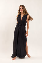 Carica l'immagine nel visualizzatore di Gallery, Image 02: Rio De Sol Vestito Da Spiaggia Black Long Dress Soleil