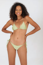 Carica l'immagine nel visualizzatore di Gallery, Model Front: Rio De Sol Slip Bottom Oliva Ibiza-Rope