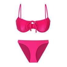 Carica l'immagine nel visualizzatore di Gallery, Product Front: Rio De Sol Completo Set Shimmer-Olinda Balconet-Tie Essential-Comfy