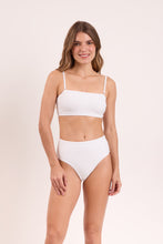 Carica l'immagine nel visualizzatore di Gallery, Image 07: Rio De Sol Slip Bottom Memphis-White Hotpants
