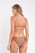 Carica l'immagine nel visualizzatore di Gallery, Model Back: Rio De Sol Reggiseno Top Bouquet Balconet-Tie