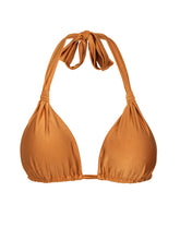 Carica l'immagine nel visualizzatore di Gallery, Product Front: Rio De Sol Reggiseno Top Shimmer-Nocciola Mel