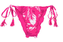 Carica l'immagine nel visualizzatore di Gallery, Product Front: Rio De Sol Slip Bottom Pink-Palms Frufru
