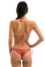Carica l'immagine nel visualizzatore di Gallery, Model Back: Rio De Sol Reggiseno Top Kiwanda Madras Frufru