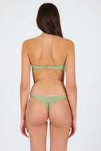 Carica l'immagine nel visualizzatore di Gallery, Model Back: Rio De Sol Completo Set Oliva Bandeau-No Nice-Fio