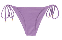 Carica l'immagine nel visualizzatore di Gallery, Product Front: Rio De Sol Slip Bottom Shimmer-Harmonia Cheeky-Tie