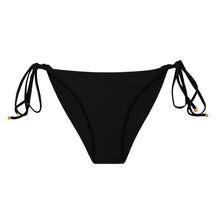 Carica l'immagine nel visualizzatore di Gallery, Product Front: Rio De Sol Slip Bottom Touch-Black Cheeky-Tie