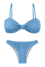 Carica l'immagine nel visualizzatore di Gallery, Product Front: Rio De Sol Completo Set Shimmer-Baltic-Sea Bandeau-Joy Essential