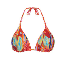 Carica l'immagine nel visualizzatore di Gallery, Product Back: Rio De Sol Reggiseno Top Floral-Scales Tri-Inv
