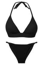 Carica l'immagine nel visualizzatore di Gallery, Product Front: Rio De Sol Completo Set Bora-Black Tri-Cos Cheeky-Fixa