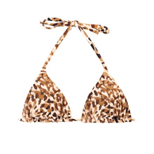 Carica l'immagine nel visualizzatore di Gallery, Product Front: Rio De Sol Reggiseno Top Leopard Tri-Inv