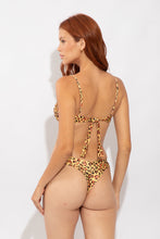 Carica l'immagine nel visualizzatore di Gallery, Model Back: Rio De Sol Reggiseno Top Yellow-Feline Zaya