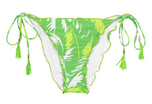 Carica l'immagine nel visualizzatore di Gallery, Product Front: Rio De Sol Slip Bottom Green-Palms Frufru-Comfy