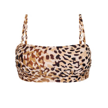 Carica l'immagine nel visualizzatore di Gallery, Product Front: Rio De Sol Reggiseno Top Leopard Bandeau-Reto