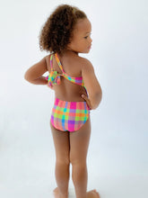Carica l'immagine nel visualizzatore di Gallery, Model Back: Rio De Sol Intero Bambina Tulip-Garden Santorini-Kids