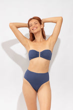 Carica l'immagine nel visualizzatore di Gallery, Image 05: Rio De Sol Slip Bottom Carmel-Blue Hotpants