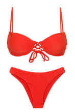 Carica l'immagine nel visualizzatore di Gallery, Product Front: Rio De Sol Completo Set Cotele-Tomate Balconet-Pushup Lisboa