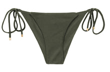Carica l'immagine nel visualizzatore di Gallery, Product Front: Rio De Sol Slip Bottom Shimmer-Croco Cheeky-Tie