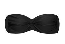 Carica l'immagine nel visualizzatore di Gallery, Product Front: Rio De Sol Reggiseno Top Preto Bandeau-Pli