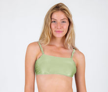Carica l'immagine nel visualizzatore di Gallery, Gallery: Rio De Sol Reggiseno Top Oliva Bandeau-Reto