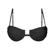 Carica l'immagine nel visualizzatore di Gallery, Product Front: Rio De Sol Reggiseno Top Malibu-Black Zaya
