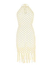 Carica l'immagine nel visualizzatore di Gallery, Product Front: Rio De Sol Midi Dress Offwhite Serena Dress