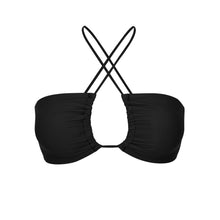 Carica l'immagine nel visualizzatore di Gallery, Product Front: Rio De Sol Reggiseno Top Nero Camille
