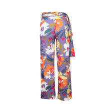 Carica l'immagine nel visualizzatore di Gallery, Product Back: Rio De Sol Pantaloni Da Spiaggia Garden-Flower Pants Knot