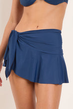Carica l'immagine nel visualizzatore di Gallery, Gallery: Rio De Sol Gonna Da Spiaggia Mini Skirt Navy