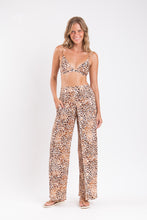 Carica l'immagine nel visualizzatore di Gallery, Gallery: Rio De Sol Pantaloni Da Spiaggia Leopard Wide Pants