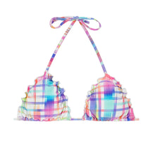 Carica l'immagine nel visualizzatore di Gallery, Product Front: Rio De Sol Reggiseno Soutien Plaid Frufru