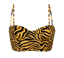 Carica l'immagine nel visualizzatore di Gallery, Product Front: Rio De Sol Reggiseno Top Wild-Orange Balconet-Anna