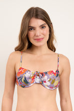Carica l'immagine nel visualizzatore di Gallery, Gallery: Rio De Sol Reggiseno Top Garden-Flower Balconet-Tie