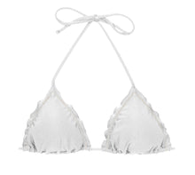 Carica l'immagine nel visualizzatore di Gallery, Product Front: Rio De Sol Reggiseno Top Shimmer-White Frufru