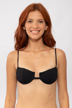 Carica l'immagine nel visualizzatore di Gallery, Gallery: Rio De Sol Reggiseno Top Solar-Black Juliette