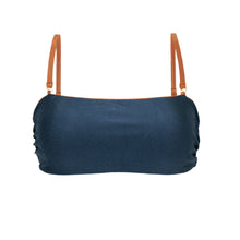 Carica l'immagine nel visualizzatore di Gallery, Product Back: Rio De Sol Reggiseno Top Nocciola Bandeau-Reto