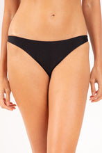 Carica l'immagine nel visualizzatore di Gallery, Gallery: Rio De Sol Slip Bottom Shimmer-Black Leblon