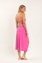 Carica l'immagine nel visualizzatore di Gallery, Model Back: Rio De Sol Gonna Da Spiaggia Fluity-Amor Long Skirt Knot