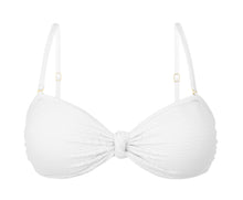 Carica l'immagine nel visualizzatore di Gallery, Product Front: Rio De Sol Reggiseno Top Bora-White Bandeau-Joy