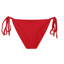 Carica l'immagine nel visualizzatore di Gallery, Product Front: Rio De Sol Slip Bottom Malibu-Malagueta Cheeky-Tie