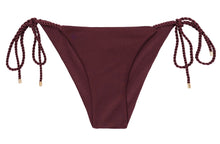 Carica l'immagine nel visualizzatore di Gallery, Product Front: Rio De Sol Slip Bottom Barolo Cheeky-Rope