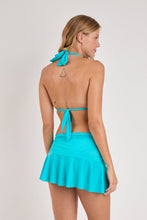 Carica l'immagine nel visualizzatore di Gallery, Model Back: Rio De Sol Gonna Da Spiaggia Amb-Nannai Mini Skirt