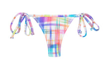 Carica l'immagine nel visualizzatore di Gallery, Product Front: Rio De Sol Slip Calcinha Plaid Micro