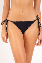 Carica l'immagine nel visualizzatore di Gallery, Gallery: Rio De Sol Slip Bottom Malibu-Black Frufru