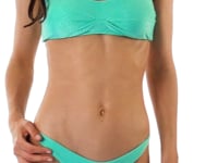 Carica e avvia il video nel visualizzatore di galleria, Video: Rio De Sol Reggiseno Top Atlantis Bandeau-Pli