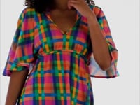 Carica e avvia il video nel visualizzatore di galleria, Video: Rio De Sol Mini Dress Tulip-Garden Mini Dress