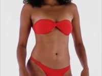 Carica e avvia il video nel visualizzatore di galleria, Video: Rio De Sol Reggiseno Top Rouge Twist