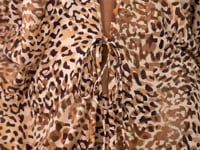 Carica e avvia il video nel visualizzatore di galleria, Video: Rio De Sol Vestito Da Spiaggia Leopard Long Dress