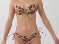 Carica e avvia il video nel visualizzatore di galleria, Video: Rio De Sol Reggiseno Top Fiore Corine